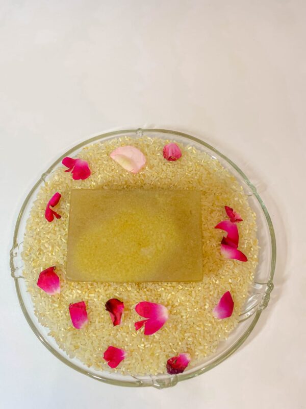 Rice glow soap